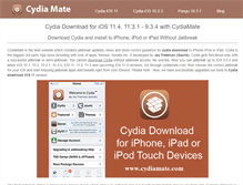 Tablet Screenshot of cydiamate.com